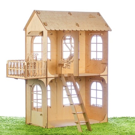 Puppet house, average size, plywood: 3 mm-6