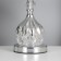 Eleanor desktop lamp 1x40W E27+backlight, chrome 27x27x45cm