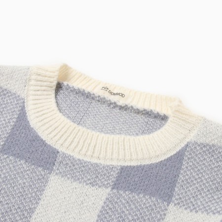 Women's sweater, blue color, size 44-48-2