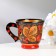 Mug "Sokovo", 9 × 9 cm, Khokhloma, mix