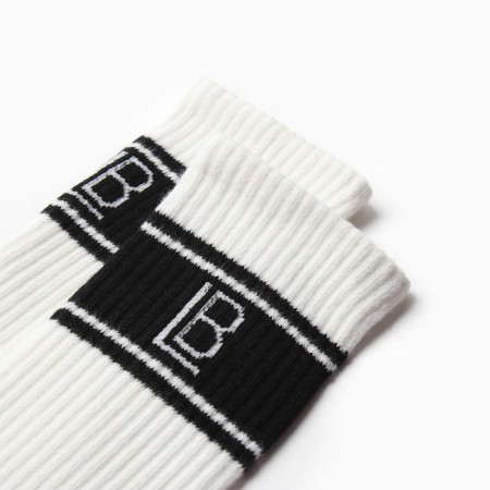 Women's socks LB HYPE 456, white color, rr 36-41-1