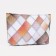 Lightning cosmetic bag, brown/beige color