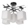 Chandelier 6591180/5 E27 40W silver 60x60x24 cm Bayerlux