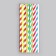 The cocktail tubes "Spiral", set 12 pcs., Mix color