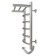 Electric towel "Sanprise" Classic P6, 450x600 mm, left/right, chrome