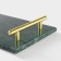 Magistro Marble marble tray, 37.5 × 17.5 cm, emerald color
