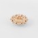 Metal button on the leg, decorative, d = 23 mm, gold/white color