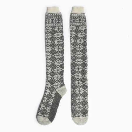 Female woolen woolen “white snowflakes”, gray color, size 25