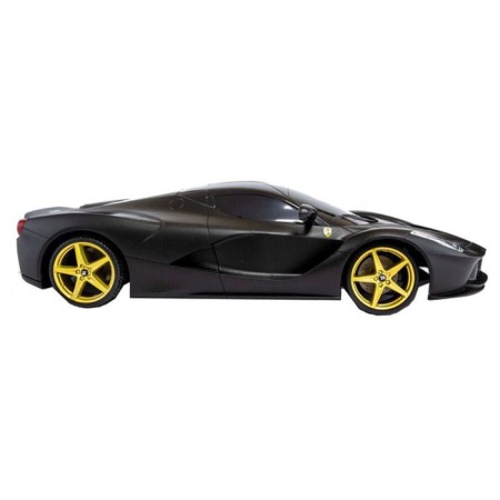 MASTO LAFERRARI machine, with light and sound, 1:24, black color with golden wheels-6