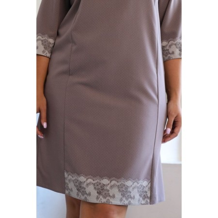 Women's dress, size 48, lilac color-1