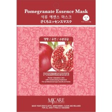Fabric face mask Pomegranate Essence Mask with grenade extract, 23 g