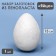 Foam egg - workpiece, 15 cm
