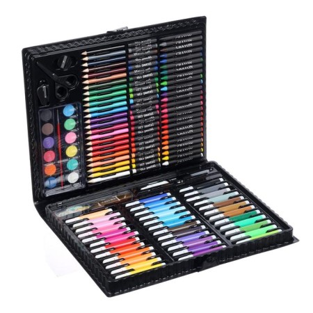 A set for drawing 150 items, in a plastic suitcase-5