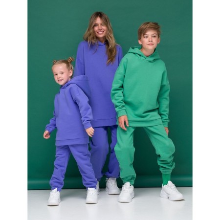 Children's sweatshirt, height 104 cm, purple color-5