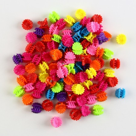 Hair crab, mini, set “for the dearest”, 100 pcs., Krasbik size 1.5 x 1.5 cm-2