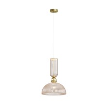 Suspension lamp Maytoni Mod302PL-01CG1, E27, 1x5 W, 300x300x3455 mm, 510 lm, 2700k, gold