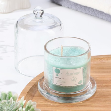 Aromatic candle in the Dome Bank, Rose-2