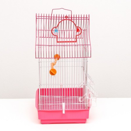 Poultry cell is equipped BD-2/1D, 32 x 22 x 45 cm, pink-1