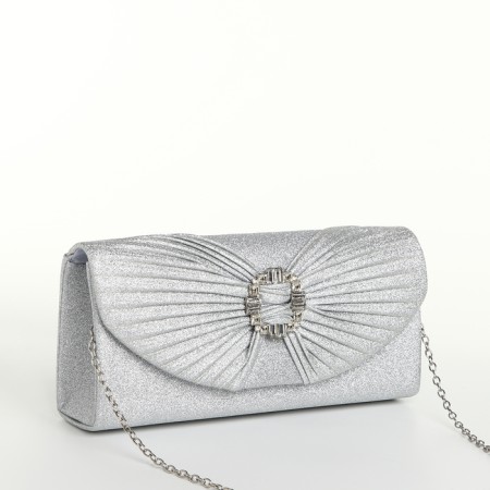 Female bag on a magnet, silver color-2