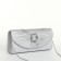 Female bag on a magnet, silver color