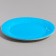 Set of paper dishes is disposable: 6 plates, 6 glasses, blue color