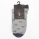 Male socks "Airplanes", gray color, size 29