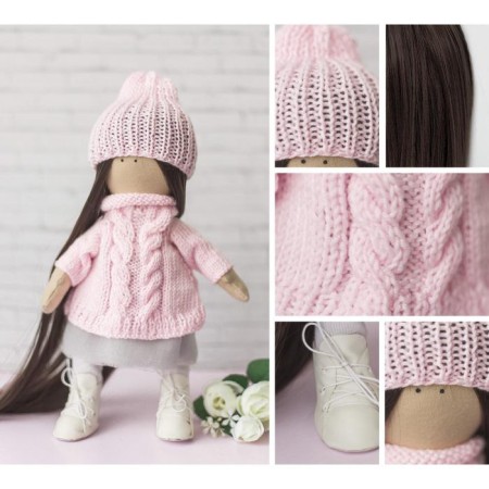 Sewing kit. Interior doll "Mika", 30 cm-3