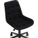 Computer chair Chester Metal/velor, white/black 49x60x84 cm