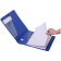 A4 80mm reception folder "Eclipse", 2500MKM, plastic (polypho), round/roots, elastic band, intra-corta