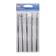 A set of hooks for knitting, aluminum, 2.5-5.0 mm