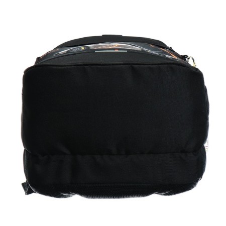 Youth backpack, 40 x 28 x 18 cm, ergonomic back, Stavia "machine", black-6