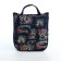 Cosmetic bag with lightning, dark blue color