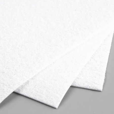 Foamiran terry 20x30 cm, 2 mm, white mix-3