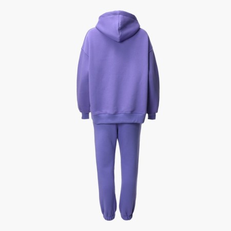 Women's costume (sweatshirt/pants), lilac color, size 46 (l)-1