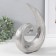 Souvenir Ceramics "Abstraction. Wave" silver 21.5x6.5x29 cm