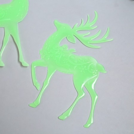 Stick phosphorus "deer" with adhesive pads set 29.5x25 cm-6