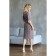 Female suit, size 42, lilac color