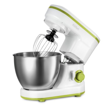 Mixer KitFort KT-3045-2, planetary, 1200 watts, 4 l, 6 speeds, white-site