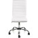 Computer chair MIDL eco -leather/metal, white/chrome 40x44x90 cm