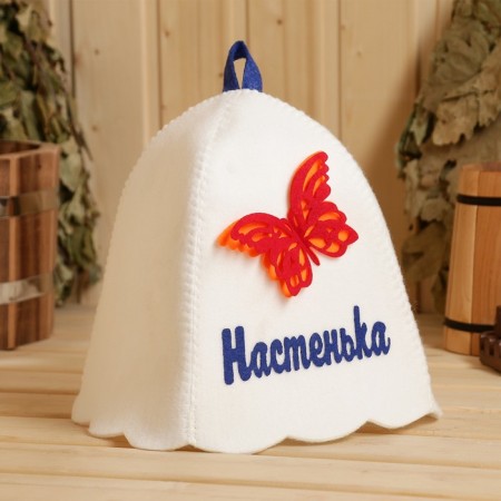Bath cap with an application "Nastenka"-7