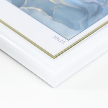 Photo frame Plastic "Gamma" 10x15 cm, white-2