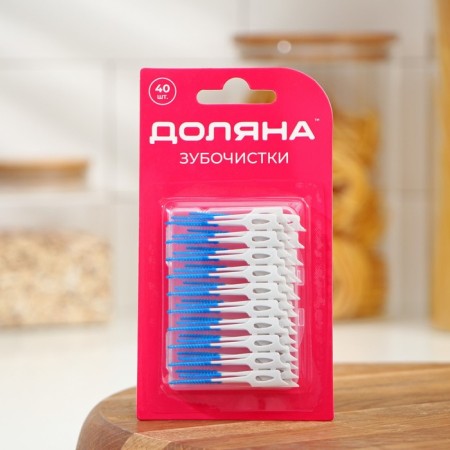 Syntek toothpicks, 24 pcs, blue color-4