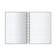 Note book A6, 120 sheets in a cage on the rowing "Monocolor/Classic", a solid cover, matte lamination, foil embossing, mix