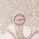 A set of napkins of serving shares "Tree", 2 pcs, d = 38 cm, beige color