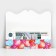 Formal Money envelope "with the birth of a princess", bunny, 17.5 x 8 cm