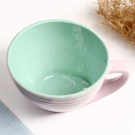Cup "Elegant" 0.25l / 11x6.5cm, lavender-2