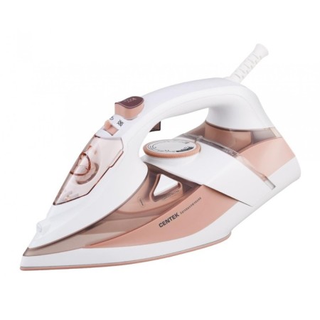 The iron CENTEK CT-2322, 2800 W, ceramics, 350 ml, drop-stop, steam. The blow, beige