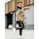 Boy jacket, height 140 cm, Latte color