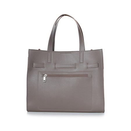 Female bag, artificial leather, 345x280x135 cm, beige T.-2