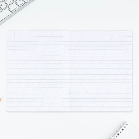 Notebook of 12 sheets in the slanting line “September 1: minimalism”, covered cardboard, block No. 1, 5 types of mix-2